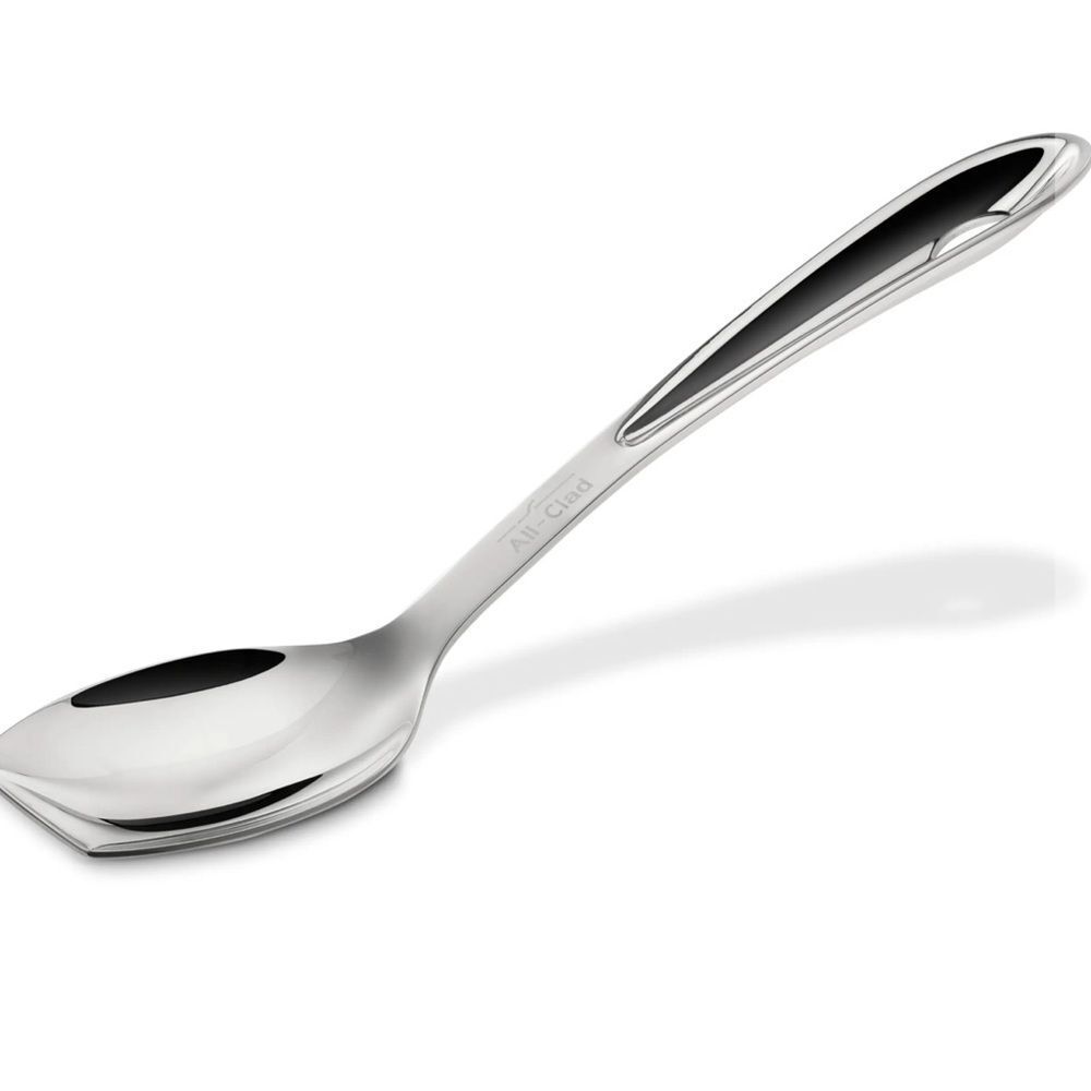 All Clad Cook & Serve Stainless Steel Solid Spoon